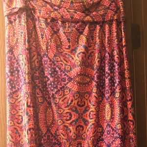 Multicolor long skirt